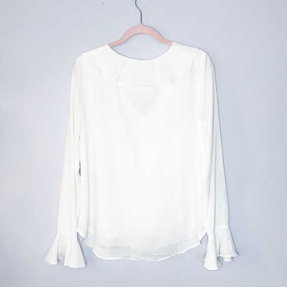 Essue White Ruffle Blouse - Picture 5 of 5